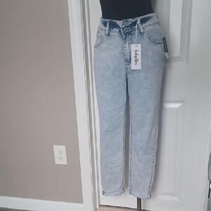 Indigo Rein Light Blue Cropped Jeans